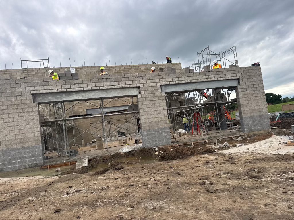 Commercial masonry project