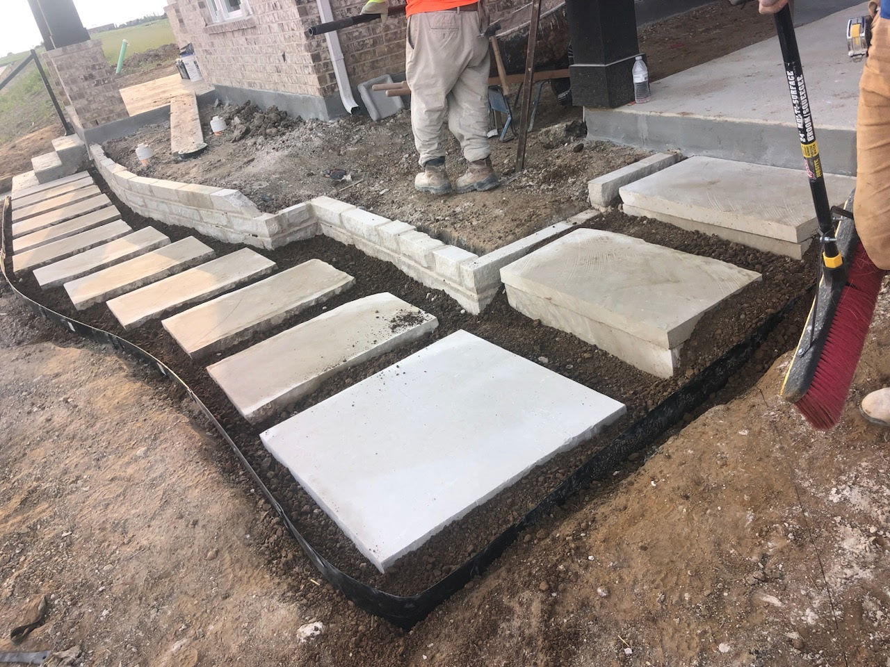 Residential walkway